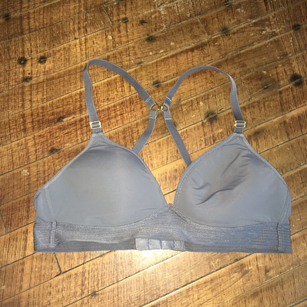 Lively convertible gray no wire 34A bra
